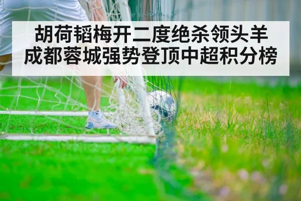 胡荷韬梅开二度绝杀领头羊 成都蓉城强势登顶中超积分榜（kaiyun）